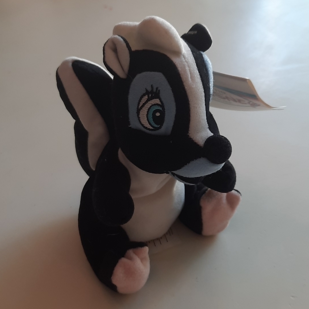 Disney Store Mini Bean Bag Flower Bambi new with tags